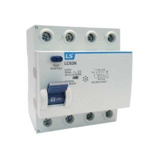 RCCB chống rò LS LC63N 63A 3P+N 30mA 6ka